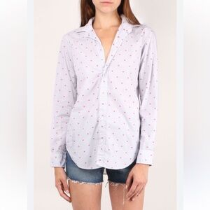 Frank & Eileen Button Down Shirt Red Crab Size: XS